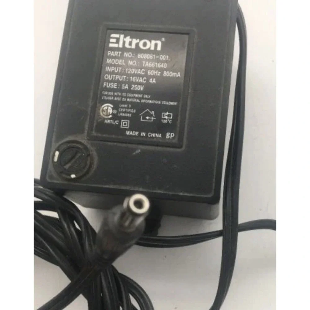 Eltron 808061-001‎ model ta661640 16vac 800ma